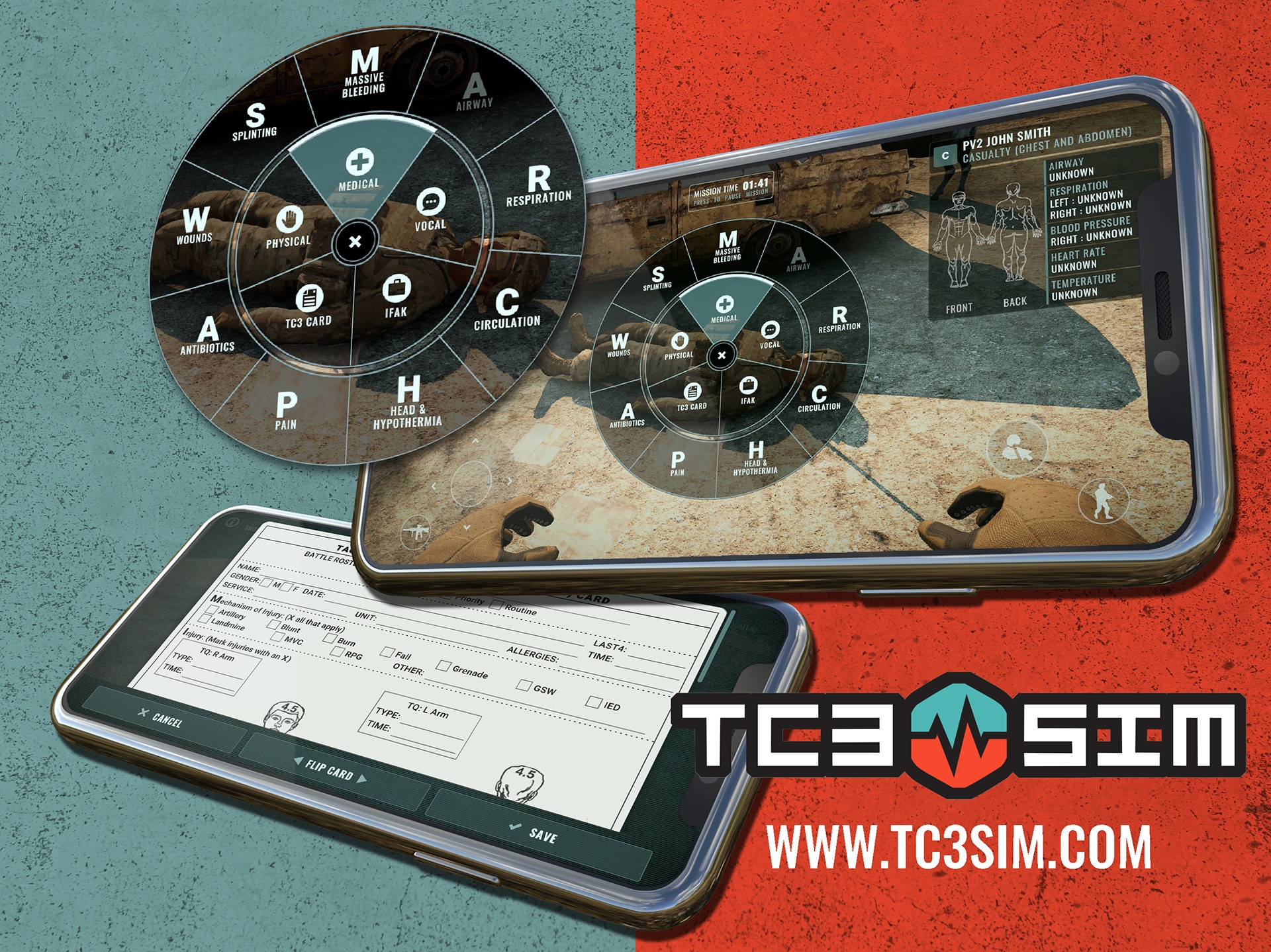 Go to TC3sim.com to register and download today! 